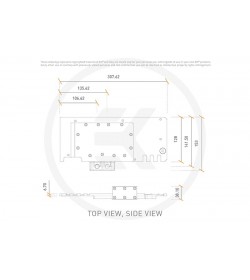 EKWB EK-Quantum Vector TRIO RTX 3080/3090 Active Backplate D-RGB - Plexi (MSI)