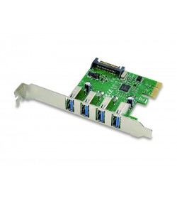 Conceptronic EMRICK02G Controladora USB 3.0 PCI-E 4 Puertos