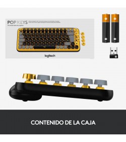 Logitech POP Keys Blast Inalámbrico