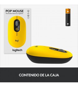 Logitech POP Mouse Blast Inalámbrico