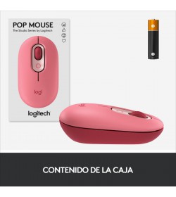 Logitech POP Mouse Heartbreaker Inalámbrico