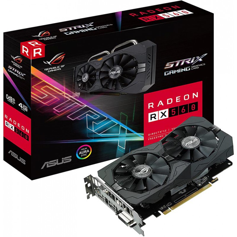 Asus ROG Strix Radeon RX 560 V2 4GB GDDR5