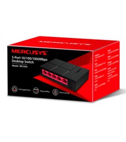 Mercusys MS105G Switch 5 Puertos 10/100/1000Mbps