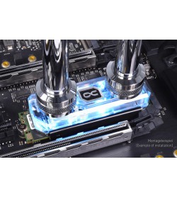 Alphacool HDX Apex Acrylic aRGB M.2 2280 SSD Bloque