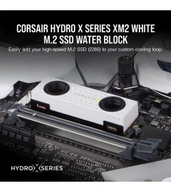 Corsair Hydro X Series XM2 M.2 SSD (2280) Blanco