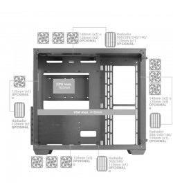 Mars Gaming MCV3 Custom XXL Blanca E-ATX