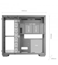 Mars Gaming MCV3 Custom XXL Blanca E-ATX