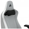 Corsair TC200 Polipiel Gris/Blanca