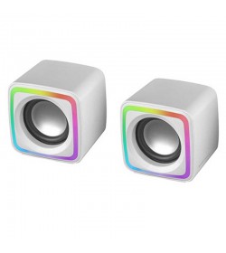 Mars Gaming MSCUBE Blanco RGB 2.0