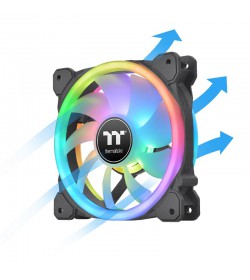 Thermaltake SWAFAN 12 RGB Radiator FAN Negro (Triple Pack)