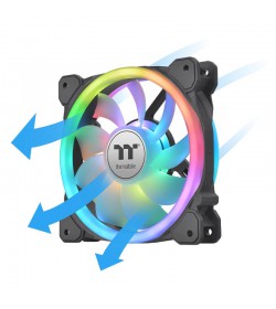 Thermaltake SWAFAN 12 RGB Radiator FAN Negro (Triple Pack)