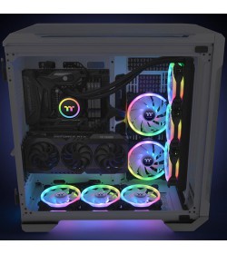 Thermaltake SWAFAN 12 RGB Radiator FAN Negro (Triple Pack)