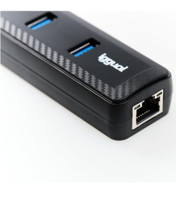 Iggual Adaptador USB-C a Gigabit + Hub USB